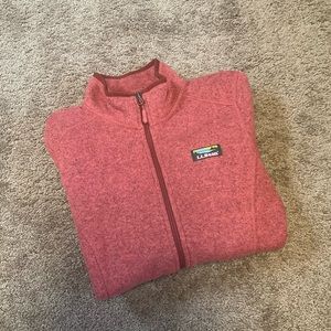 L.L. Bean sweater fleece full zip jacket